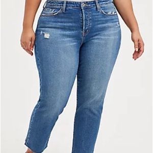 Torrid Sky High Skinny Premium Stretch Denim Jeans in Blue